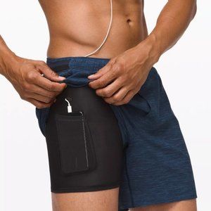 Lululemon Men’s Surge Shorts 6” with Liner Blue S